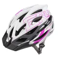 meteor Fahrradhelm Herren Damen Kinder-Helm MTB rollerhelm kinderfahrradhelm Mountainbike rennradhelm Inliner skaterhelm BMX fahradhelm Scooter Jungen Bike Helmet L 58-61 cm Weiß/Grau/Aubergine