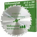 Volkswald® HM-Sägeblatt SLWZ 315x30mm Z= 20 Längsschnitt SUPER Kreissägeblatt