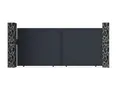 Vente-unique-Gartentor Schiebetor - 416 x 180 cm - voll - Aluminium - Anthrazit - NAZARIO