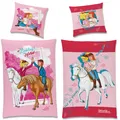 Biber Bettwäsche Bibi und Tina Lieblingspferd 135x200 + 80x80cm Kinderbettwäsche
