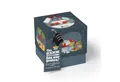 SURPRISA Geschenkbox Geschenkbox Weihnachten, Rätselbox Geldgeschenke oder Gutscheine, Xmas, 12,5 x 12,5 x 12,5 cm, Bunt