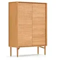 Kave Home Highboard Lenon Holz Beige Natur