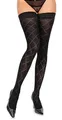 GLAMORY Venus 50 halterlose Strümpfe-schwarz-2XL-52-54