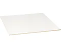 Fixmaß Dünn-HDF Platte einseitig weiß 1200 x 600 x 3 mm