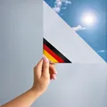 MARAPON ® Fensterfolie selbstklebend [0.30x2 m] inkl. eBook mit Profitipps - Sichtschutzfolie Fenster mit Anti-UV - Milchglasfolie - Milchfolie
