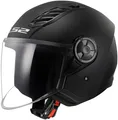 Ls2 of616 Airflow II Solid Jethelm Helm Airflow II Of6 Solid SW M