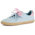 Tamaris Sneaker, Schnürschuh, Halbschuh, Freizeitschuh mit gepolstertem Schaftrand blau 40 EU