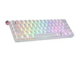 Geeky GK61 60% | Hot Swappable Mechanische Gaming-Tastatur | 61 Tasten Multi Color RGB LED Hintergrundbeleuchtung für PC/Mac Gamer| ANSI US Amerikanisches Layout (Weiß, Mechanical Brown)