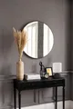 MIRRORS AND MORE Dekospiegel Mila (1-St), Wandspiegel, rund, Ø 50 cm, lackiertes Metall