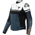 Dainese Damen Motorrad Jacke Rapida Lady Gr. 42=36D Lederjacke blau-weiß-bronze