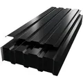 Garmio Profilblech Set 15 Stück Dachblech 115x45 Verzinkter Stahl Schwarz