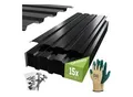 GARMIO® Profilblech Trapezblech Amalfi 115 Set 15 Stück Dachblech 115x45 cm, verzinkter Stahl schwarz