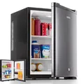 AREBOS Mini Kühlschrank 40L Minibar Getränkekühlschrank leise abschließbar
