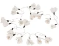 Guru-Shop LED-Lichterkette Lotus Blüten LED Lichterkette - Blüte weiß