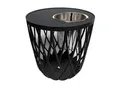 COOTAB COOLER TABLE 4-in-1 Loungetisch mit Edelstahl-Kühler Dubai 45 cm