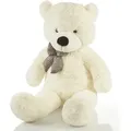 Feluna Riesen Teddybär XXL 120 cm Großes Kuscheltier Plüschbär Stofftier zum Kuscheln und Liebhaben Schadstofffrei Geschenkidee