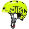 Uvex Kinderfahrradhelm Kid 3 Dirtbike lime-grey (neon yellow) gelb 51-55cm