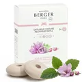 Maison Berger – Auto Duftdiffusor Nachfüllset Unter den Magnolien – 2 Keramik Nachfüllpads, Passive Duftabgabe 4–6 Wochen, Ohne Flüssigkeit & Batterie