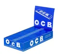 OCB Blau Rolling Papers, kurze Blättchen im 50er Heftchen, Cut Corners 5 Boxen (125 Heftchen)