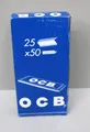 OCB Blau Kurz - Rolling Papers -25 Heftchen a 50 Blatt NEU