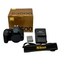 Nikon D3500 Digitalkamera Body - 24,2 MP - Sehr gut (13.470 Auslösungen) - OVP