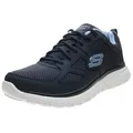 Skechers Burns- Agoura Herren Turnschuhe, Navy, 46 EU
