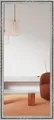 nielsen HOME Wandspiegel, 70 x 170 cm, Holz, Silber Glanz, Ganzkörperspiegel für alle Wohnbereiche, Hoch- & Querformat, anpassbare Aufhänger, Francesca