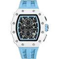 Tsar Bomba TB8204QA-02 Herrenuhr Elemental Chronograph 44mm 5ATM - Weiß