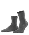FALKE Herren Socken Airport M Sso Wolle Baumwolle einfarbig 1 Paar, Grau Dark Grey 3070, 43-44