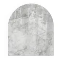 Tulup Glasplatte, Grau, Glas, Rechteckig, 80x70x0.4 cm, Kleinmöbel, Kamine & Zubehör, Kaminöfen