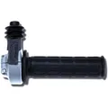 Gasgriff Domino einzügig schwarz/chrom mit maximalem Hub von 48 mm