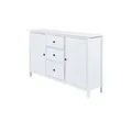 Sideboard aus Massivholz  ¦ weiß ¦ Maße (cm): B: 160 H: 96 T: 45.0