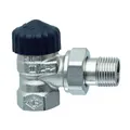 HEIMEIER Thermostat-Ventilunterteil Standard, Eckform, DN 15, vernickelt