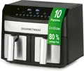 GOURMETmaxx Doppelkammer Heißluftfritteuse 2x3,5L Airfryer