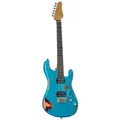 FAME E-Gitarre, E-Gitarren, ST-Modelle, Custom ST RW Worn Aqua over Sunburst - E-Gitarre