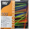 PAPSTAR Deko-Picker Party Picker Drop 8cm bunt (500 Stck. Packung)