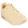 Skechers Street Uno - Stand on Air Sneaker Freizeitschuh, Halbschuh, Schnürschuh mit Memory Foam gelb 38 EU