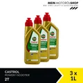 Castrol Power 1 Scooter 2T Motorrad Roller JASO FD ISO-L-EG 3x1 Liter = 3 Liter