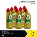 Castrol Power 1 Scooter 2T Motorrad Roller JASO FD ISO-L-EG 7x1 Liter = 7 Liter