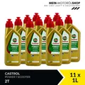 Castrol Power 1 Scooter 2T Motorrad Roller JASO FD ISO-L-EG 11x1 Liter= 11 Liter
