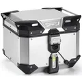 Givi Trekker Outback Evo Smart, Topcase Monokey - Silber - 42 l