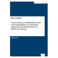 Untersuchung von Möglichkeiten und Softwareprodukten zur Anbindung relationaler Datenbanksysteme an WWW-Anwendung von Rebecca Romppel / Diplom.de / Ta