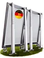 Lichtblicker Balkonkraftwerk Halterung für 2x Solarmodule. Wand, Balkon, Flachdach, (verstellbar von 42 bis 70 cm, geeignet für Balkon, Wand, Flachdach, witterungsbeständiges Aluminium, hochwertige Edelstahlschrauben)