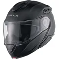 NEXX X.Lifetour Plain schwarz matt Fiberglas Klapphelm High-Tech  XL 61/62