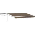 vidaXL Elektrische Ausziehbare Markise Taupe 3425714