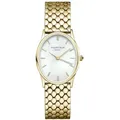 Rosefield OWGSG-OV01 - Die Ovale Weiß - Uhr - Gold