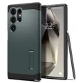 Spigen Tough Armor Hülle Kompatibel mit Samsung Galaxy S24 Ultra -Grün