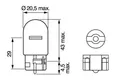 Bosch 1 987 301 096 Kfz-Glühlampe