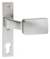 Schlosskasten-Griff 1317/1020 Aluminium F1 Aufnahme M12 gekröpft EDI