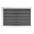 casa pura Optimum Mat Alumatte mit Bürsten und Teppicheinlage